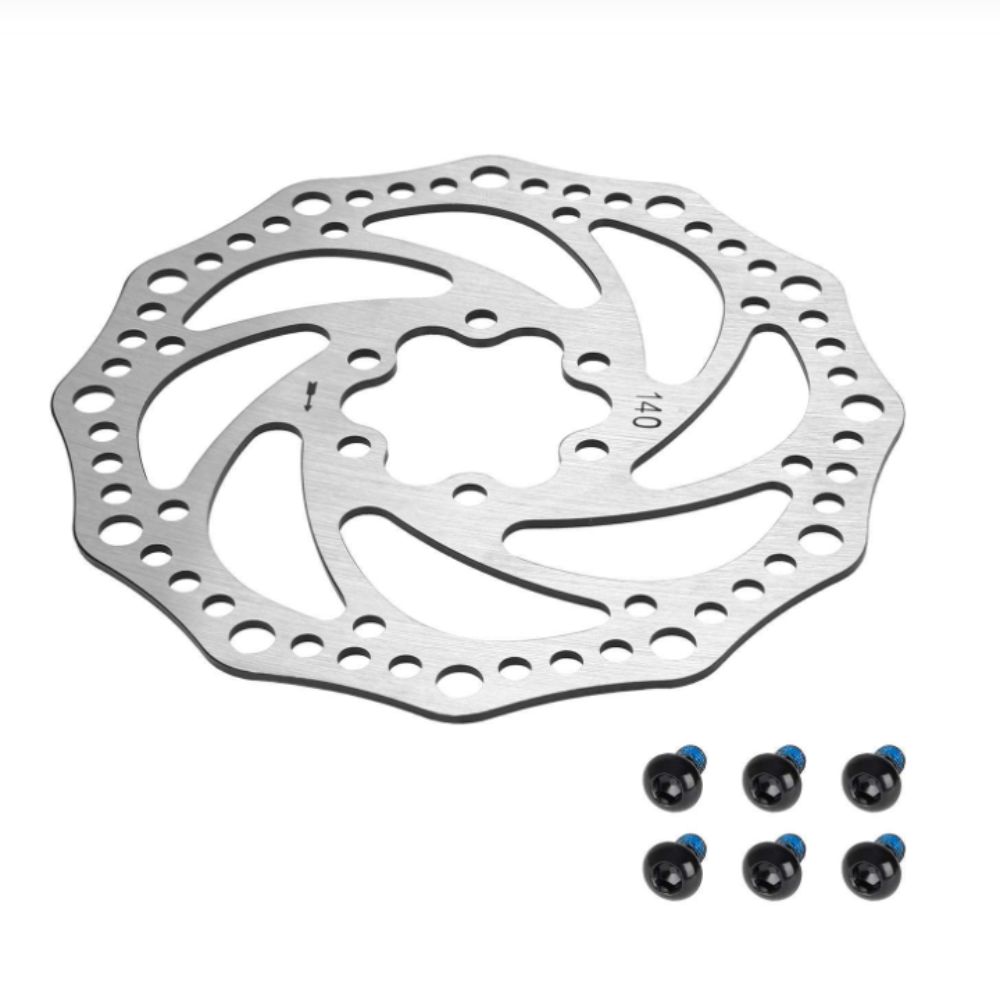 Stainless Steel Electric Scooter Disc Brake 140mm Disc Brake Rotor  Brake System Replacement