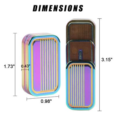 EDC Metal Fidget Slide Toy - Stress Relieving EDC Fidget Slide Leisure Metal Adult Hand Toy Office Desk Toy Gift Pressure Toys