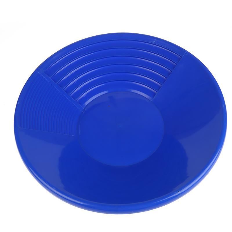 1Pc Gold Panning Tool 380Mm Gold Panning Pan Abs Gold Sifting Classifier Washing Sieve Tray Accessory