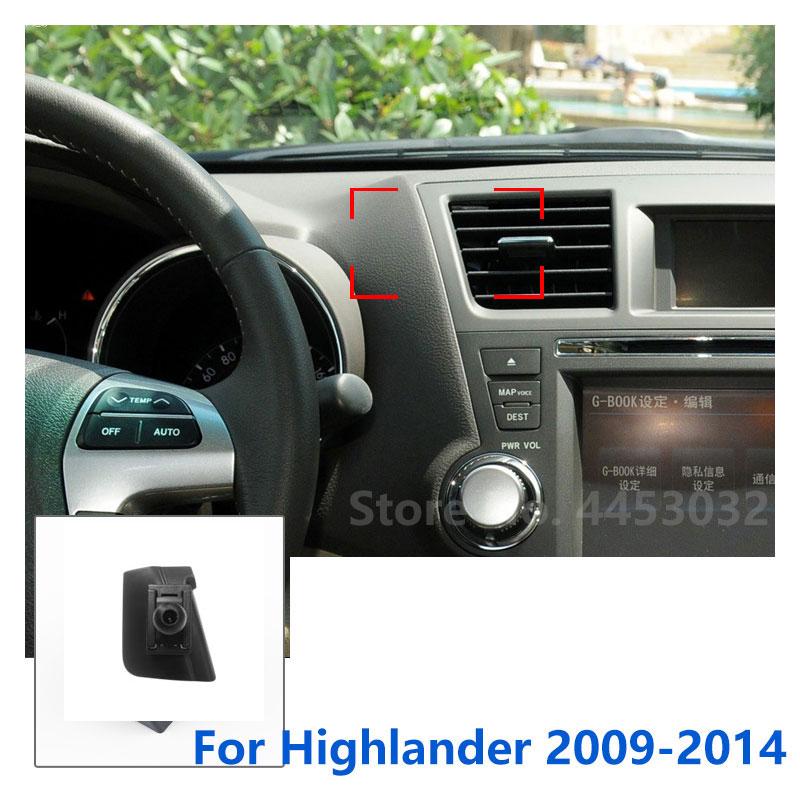 Car Phone Holder Mounts Special For Toyota Highlander GPS Supporting Fixed Bracket Base 17mm Accessories 2009-2025
