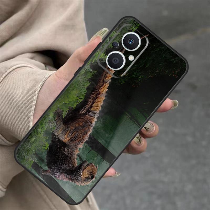 Dinosaur Case For OPPO Reno 8T 13F 14F 12F 11F 10 12 13 14 Pro 7 8 Lite OPPO Find X8 X6 X9 Pro Cover