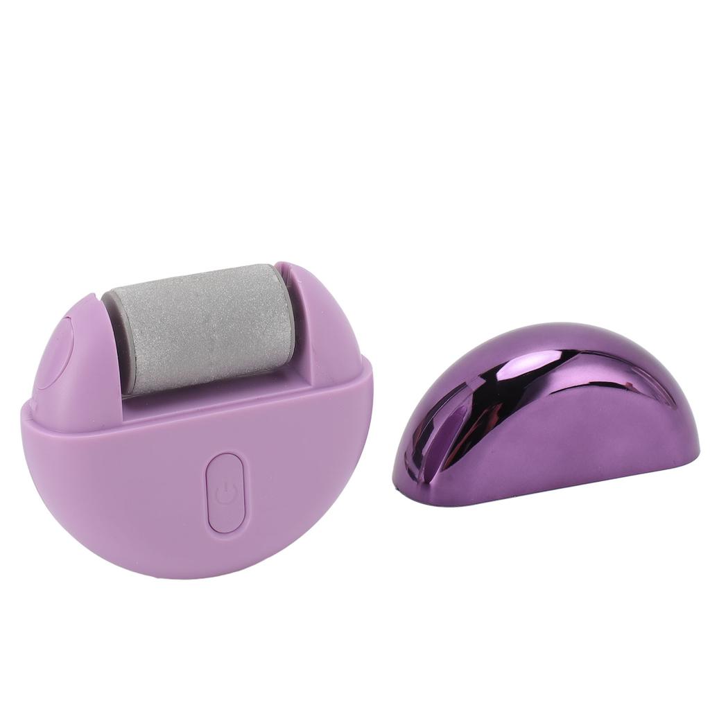 Rechargeable Electric Foot File Portable Waterproof Electronic Foot File Pedicure Tool for Feet Purple