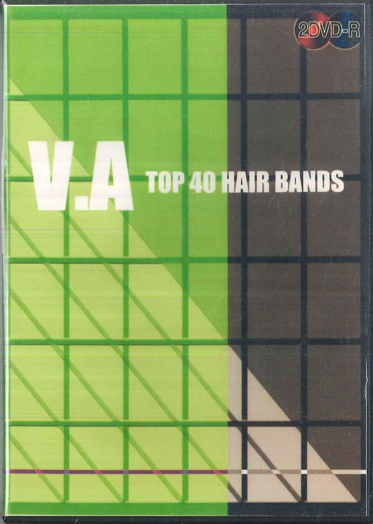 DVD VARIOUS - Top 40 Hair Bands (DVD-R) NONE NOT ON LABEL Non Japan Music Video Used