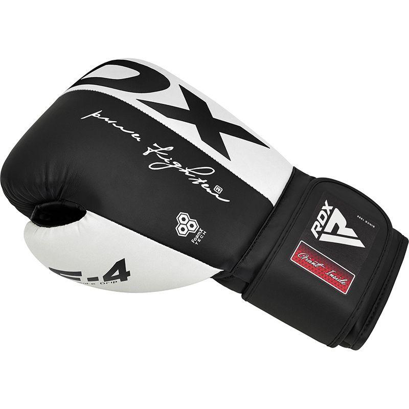 RDX REX F4 Boxing Gloves Black/White 14oz