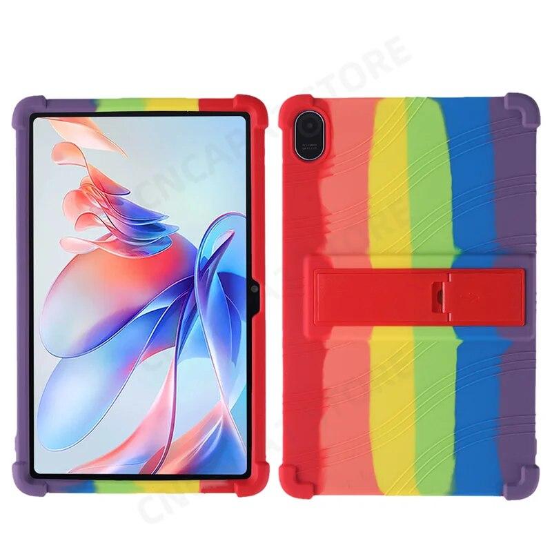 4 Thicken Cornors Soft Silicon Cover with Kickstand For Blackview Tab 11 WiFi Case 10.36" Tablet Funda For Blackview Tab11 Wi-Fi