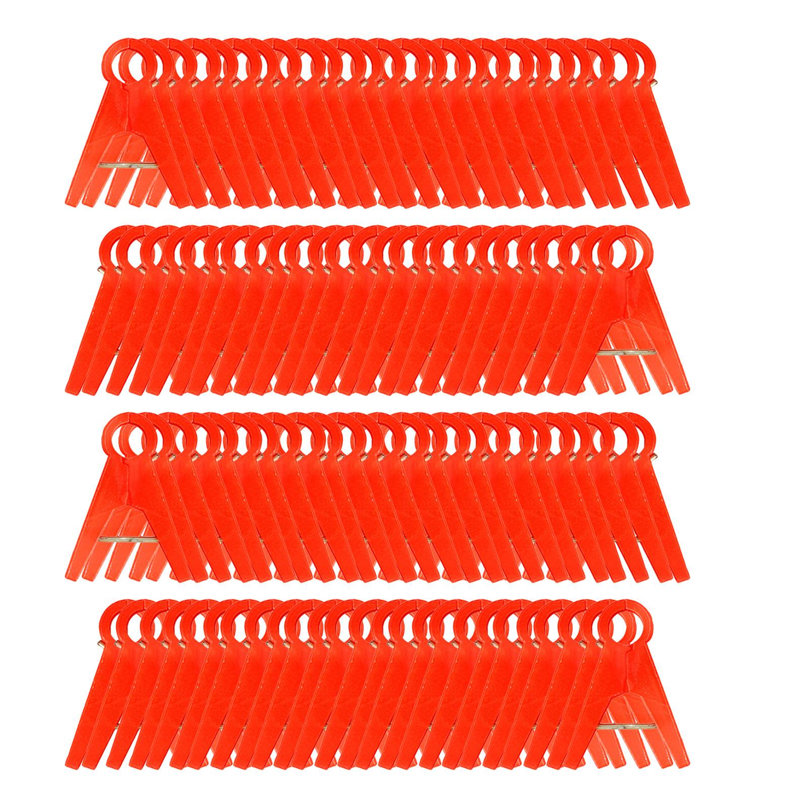 

100 шт. зажимы для поддержки садовых растений, вертикальные зажимы для вьющихся растений, овощей, огурцов, виноградной лозы, теплицы красный