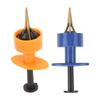 Fishing Baits Clip Portable 4 Claws Bloodworm Earthworm Clip with Rubber Band Fishing Tackle Accesso