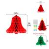 Christmas Party Decor 3d Honeycomb Hanging Decorations For Winter Holiday Celebrations