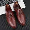 Handgefertigte Herren-Lederschuhe im italienischen Retro-Stil, formelle Business-Oxfordschuhe, Herren-Partyschuhe, große Größe 2024 Ttyh6