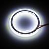 1 Çift Otomatik Halo Halkalar COB Çipli Far DRL LED Motosiklet Araba İçin 60mm