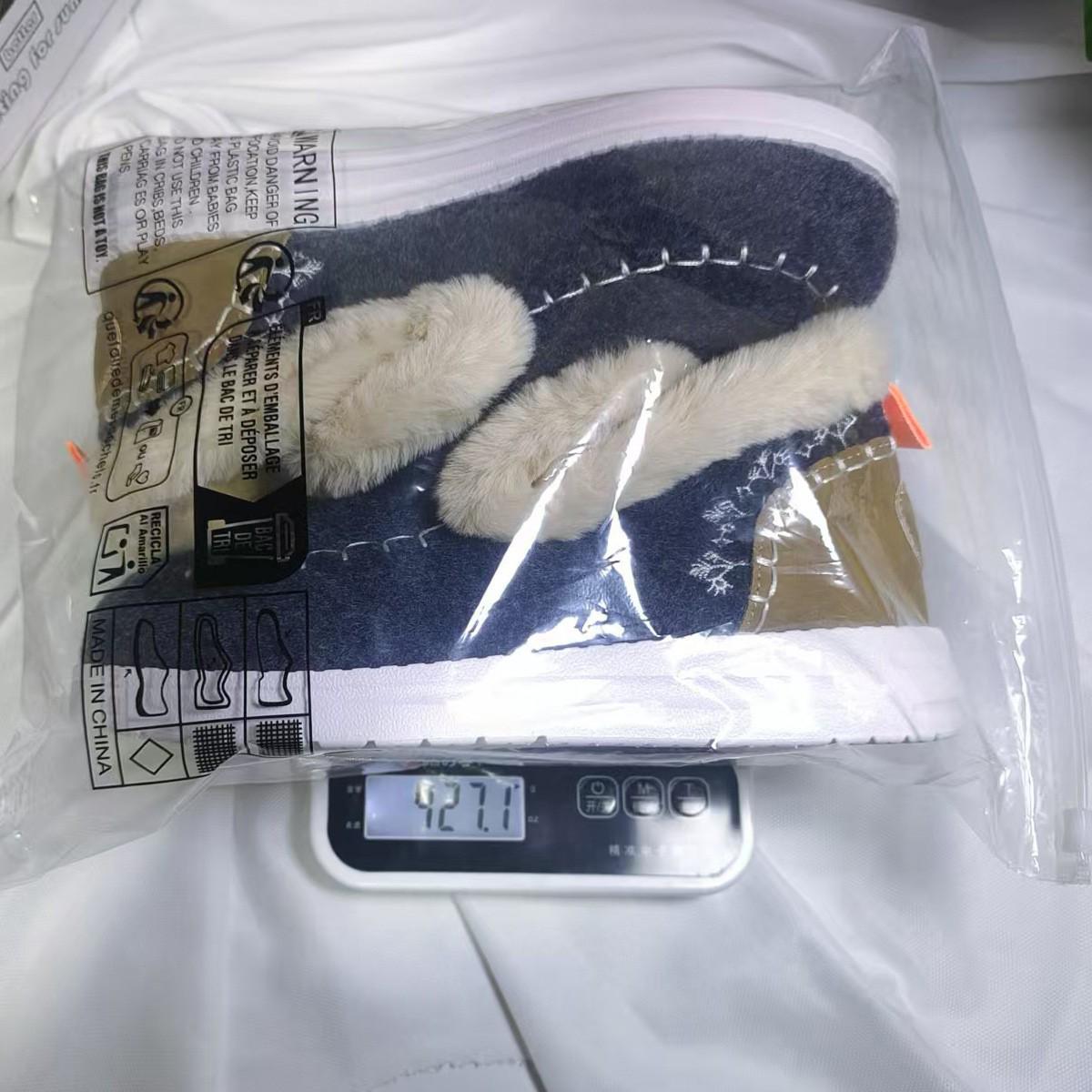 2024 Женская обувь Plus Velvet из толстого теплого зимнего хлопка 43 синий 1919₽