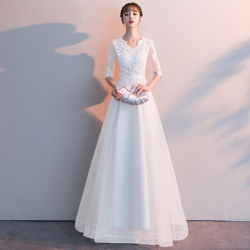 Temperament Evening Dress Women's 1011 New Summer Banquet Elegant Long Black Socialite Annual Meeting Dress Dress