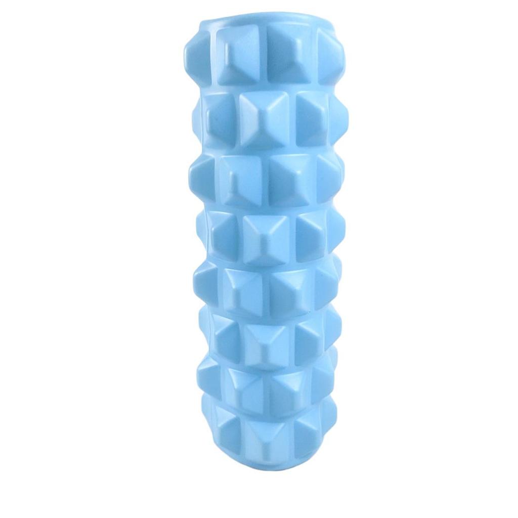 33cm EVA Foam Roller - Hollow, Solid Wolf Tooth Design for Muscle Relaxation and Yoga Fitness.