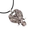 Viking Raven for Celtic Knot Pendant Zinc Alloy Keel Chain Necklace Jewelry for Protection Guide for Mens Women Birthday