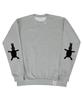 GRAVER [Unisex] Elbow White Rabbit Sweatshirt_Gray