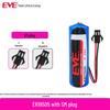 EVE ER18505 3.6V Primary Lithium Battery with SM Plug