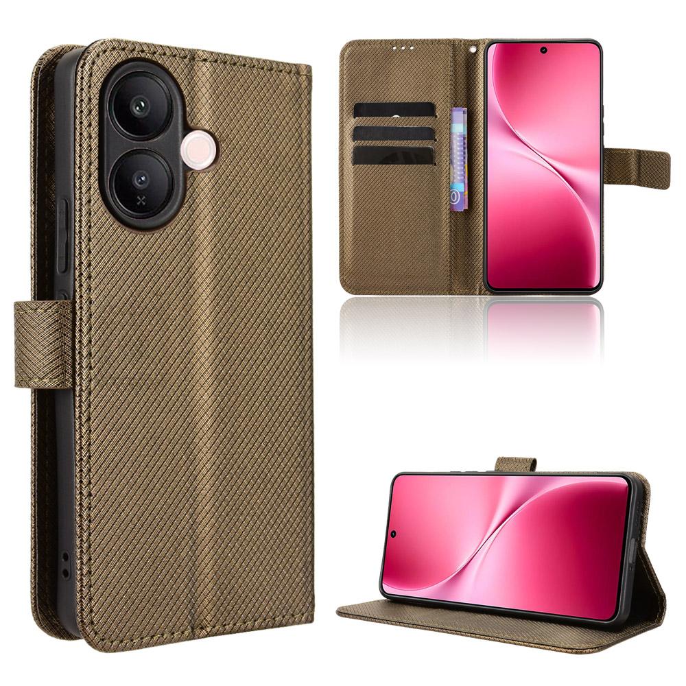 Flip Cover für Vivo V60 Lite PU-Leder Handyhülle Ganzkörperschutz [RFID-Blockierung] Schutzhüllen