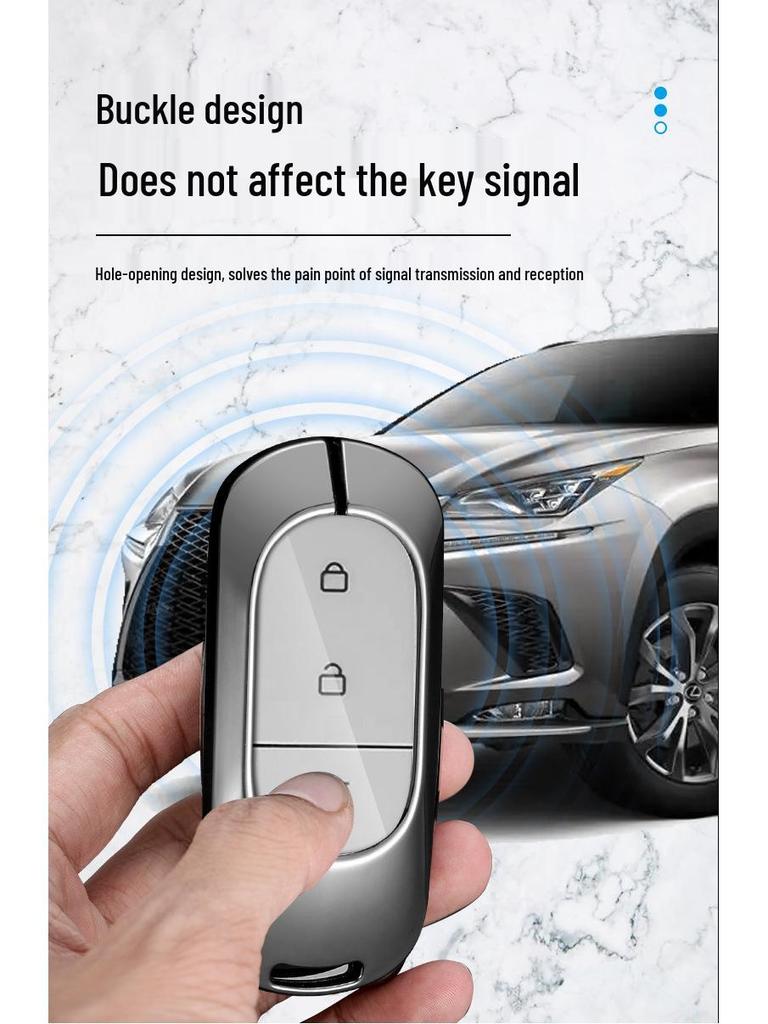 2023 Leapmotor C11 Key Case: Metal Shell T03 Pendant with Full Wrap Buckle