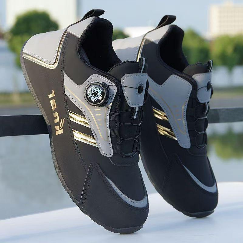 Leather waterproof high-end sports shoes travel shoes autumn and winter sports and leisure shoes 38