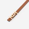 Women's Thin Double-Sided Leather Belt for Dress or Western Trousers - Elegant and Versatile Waist Decoration