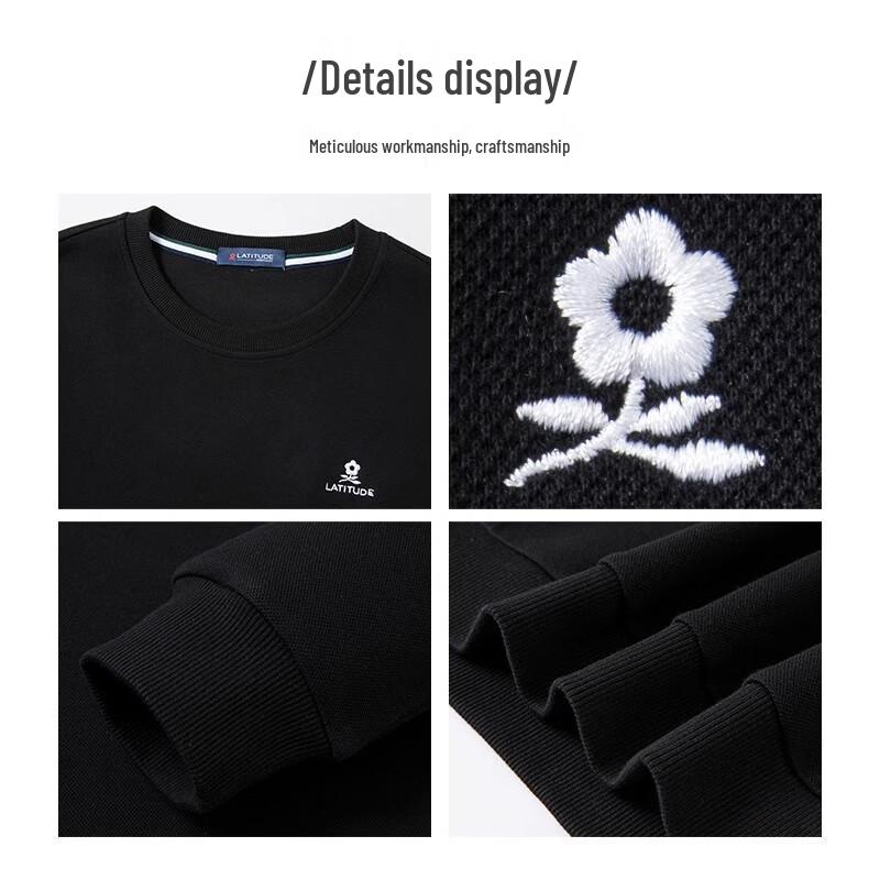 MONTAGUT Men's Super Soft Air Layer Crewneck Sweatshirt