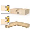 1Pc 8mm 12mm 1/2inch Shank Glass Door Rail & Stile Reversible Router Bit Wood Cutting Tool Woodworking Router Bits