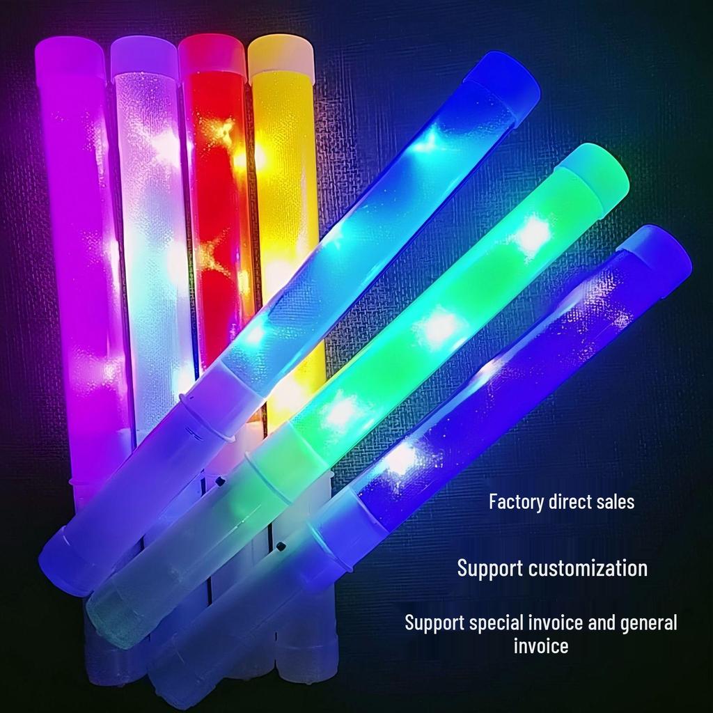 Seven-Color Concert Light-Up Glow Stick for Parties and Events