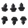 Nylon Bumper Retainer Clips Set Black Replacement Fastener Accessories
