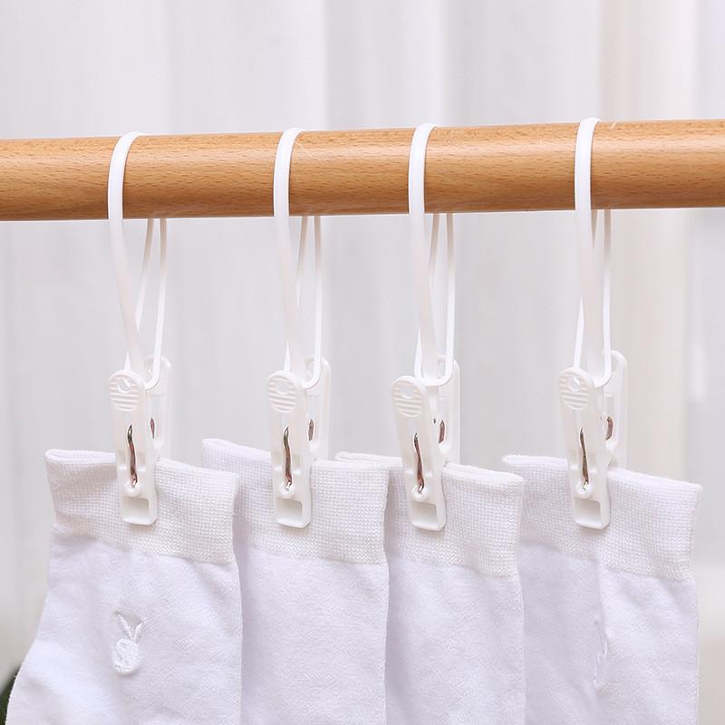 Clothes Plastic Durable Clips With Hanging String Clothesline Use Wardrobe