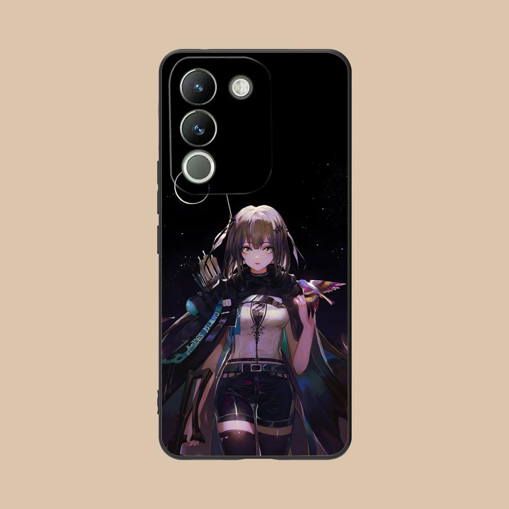 Arknights Greythroat Matte TPU Mobile Phone Case for VIVO V60 V50 V40 V30 V29 V27 V25 V23 Pro Lite 5G Colorful Printing Cover