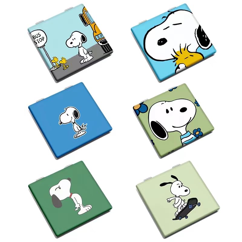 

Snoopy Макияж Ручной Портативный Snoopy Складной СинийA Зеркало, Зеркало, Зеркало, Зеркало,