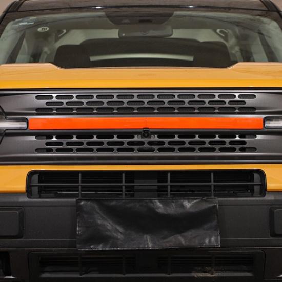 2pc/Set Front Grille Grill Strip Cover Trim Bezel Kit For Ford Bronco Sport 21+