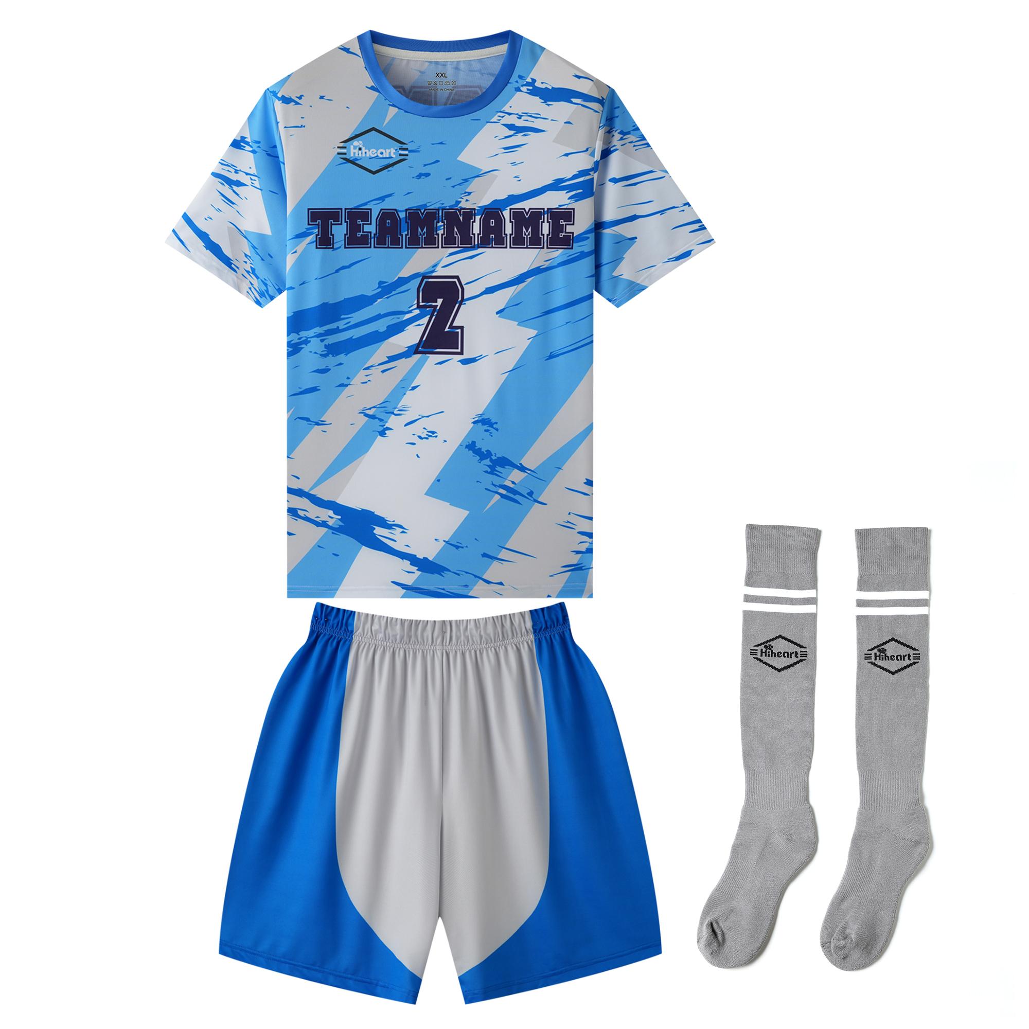 Football Jersey Suits Men s Football Shirts Training Team Uniforms Short-Sleeved Football Suits Team Uniforms S