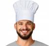 Czapka Szefa Kucharska Gastronomiczna Biała Chef