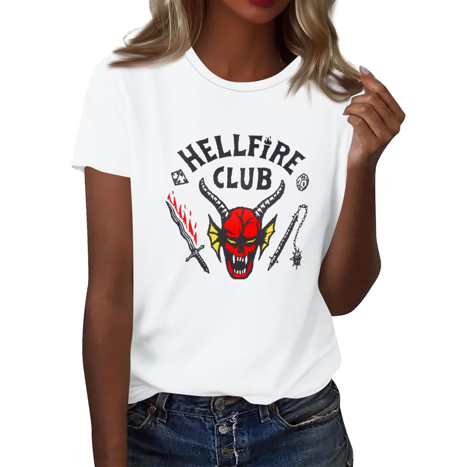 

Women s Fashionable Casual Short Sleeved Printed T-Shirt Round Neck Top XL белый