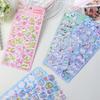 4Pcs/Set Shiny Crystal Decorative Stickers Cute Animal Flower Embellishments For Journal Diy Phone Case