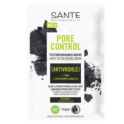 Maschera BIO PORE CONTROL per la pulizia profonda del viso con carbone attivo e acido BHA 2*4ml