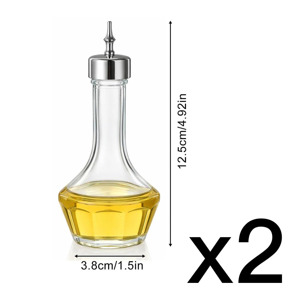 

Bitters Bottle Set Glass Dash Bottle, 50ml Elegant Glass Dash Bottle Professional Bar Tool for Crafting Cocktails, Home or Bar