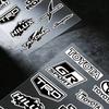 FOR TOYOTA TRO Universal Multi-Purpose Reflective Waterproof Stickers Scratch Conceal For Auto Bike Helmet Mug Fridge Decoration