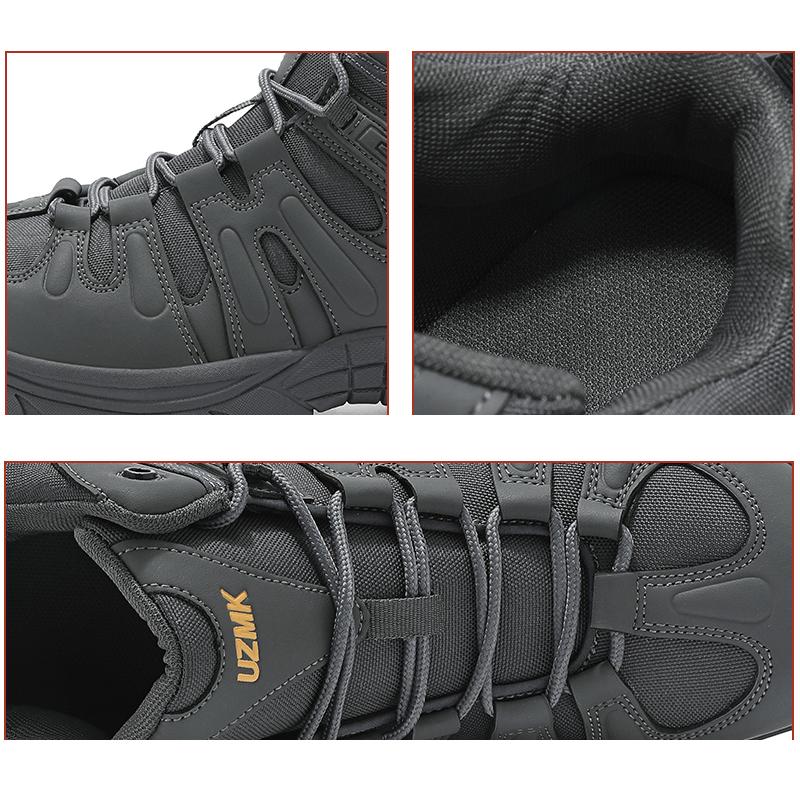 New Men's Tactical Boot Breathable Safety Anti-Slip Hunting Boot Motorcycle Male Army Boots Desert Climbing Hiking Shoes Size Plus