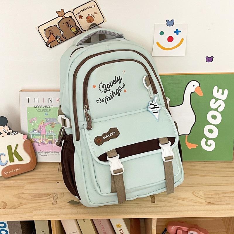Schoolbag New Korean Leisure College Style Student School Bag Fashion Versatile High Value Large Capacity Female Junior High School Student Backpack