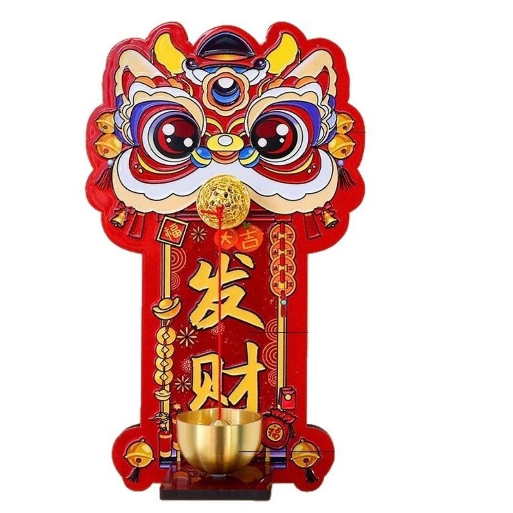 Magnetic Suction Entrance Door Bells Dopamine Chinese New Year Ornament Living Room