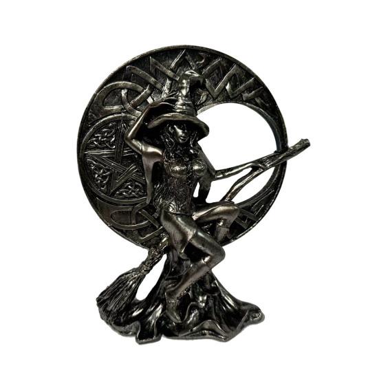 Sexy Witch Figurine Gothic Witch Ornament Desktop Decorative Witch Sculpture
