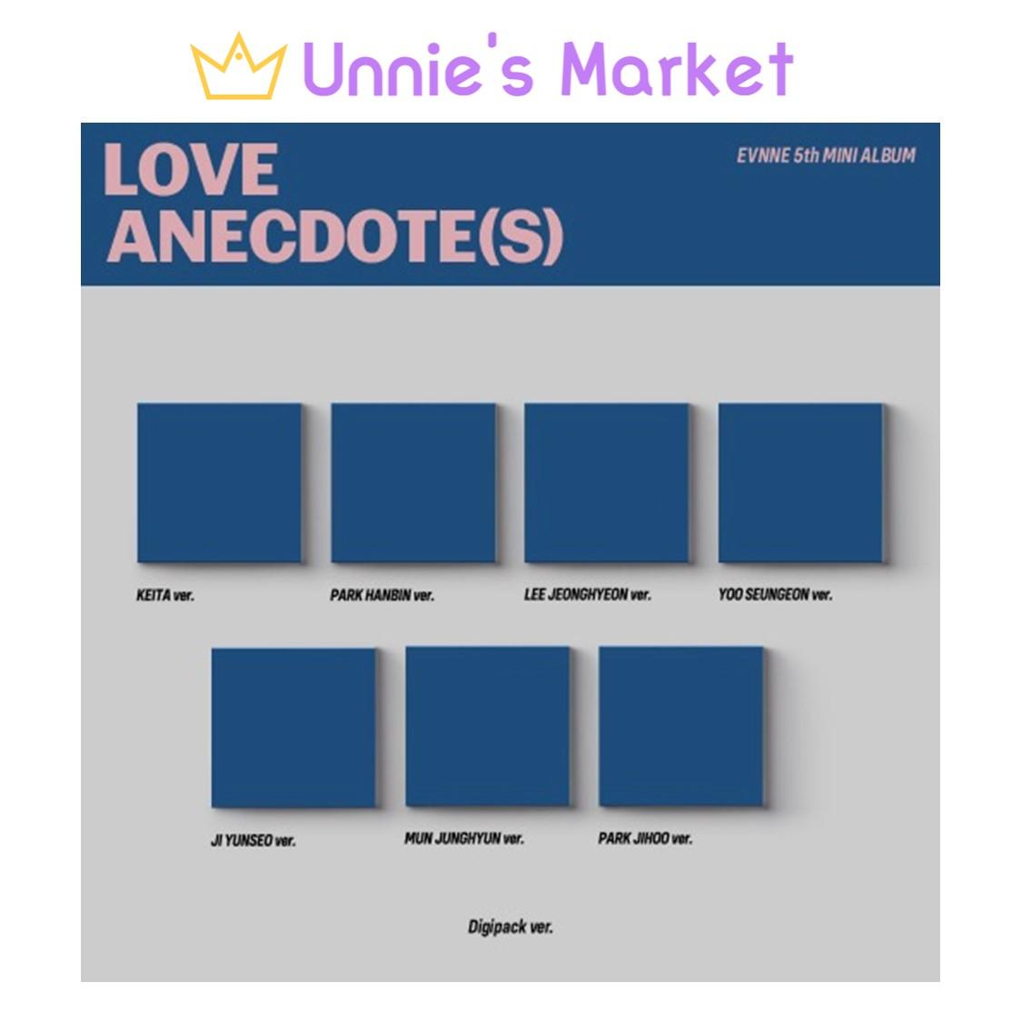 

EVNNE - ЛЮБОВНЫЙ АНЕКДОТ(S) Дигипак вер. Random ver. 1EA