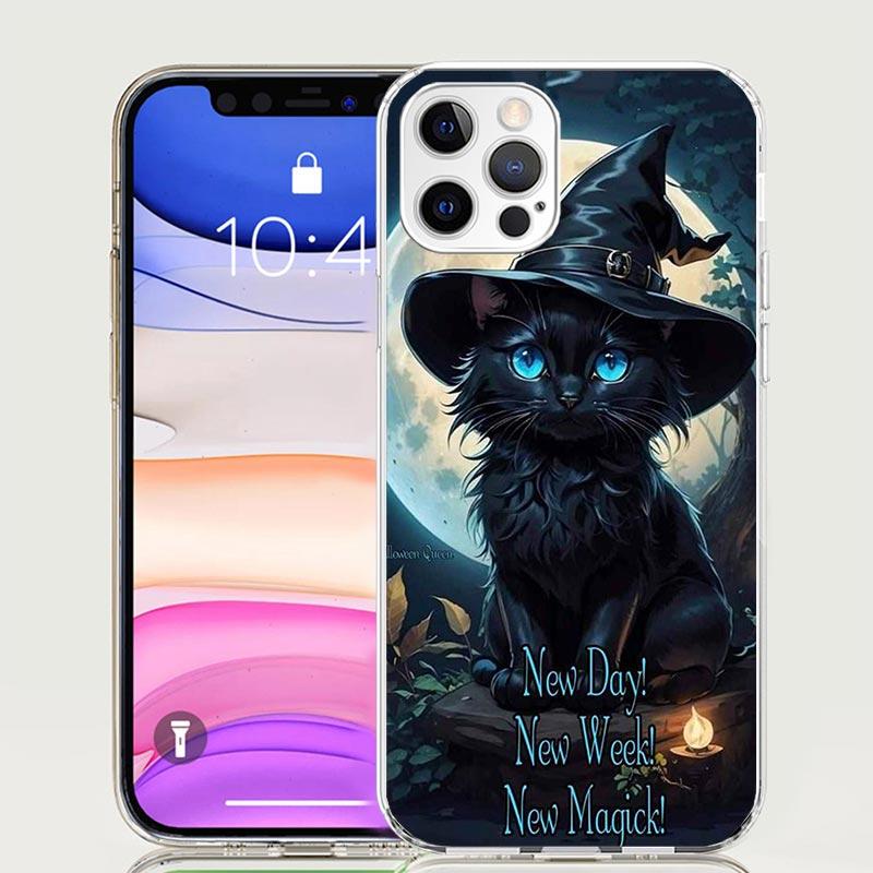 Kitten Cat Christmas Pumpkin Phone Case for Apple iPhone 17 Air 16 15 Plus 14 + 13 Mini 12 11 Pro Max 7 8 SE 16Max Soft Shell Co