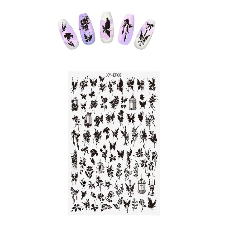 Professional Nail Stamping Plate Showcasing Beautiful Oriental Pattern Nail Art Stamper for Unique Nail Designs