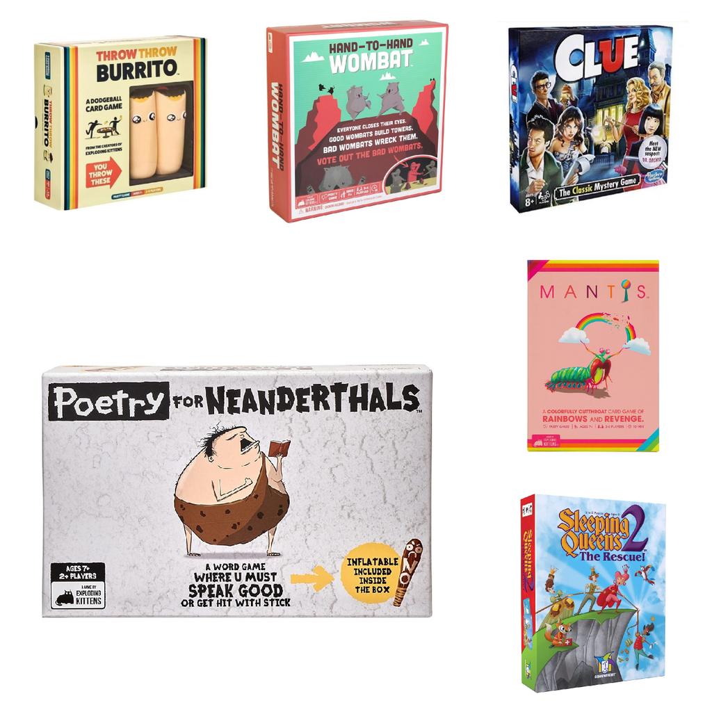 Throw Burrito Throw Card Board Games Family Entertainment Party Activity Item