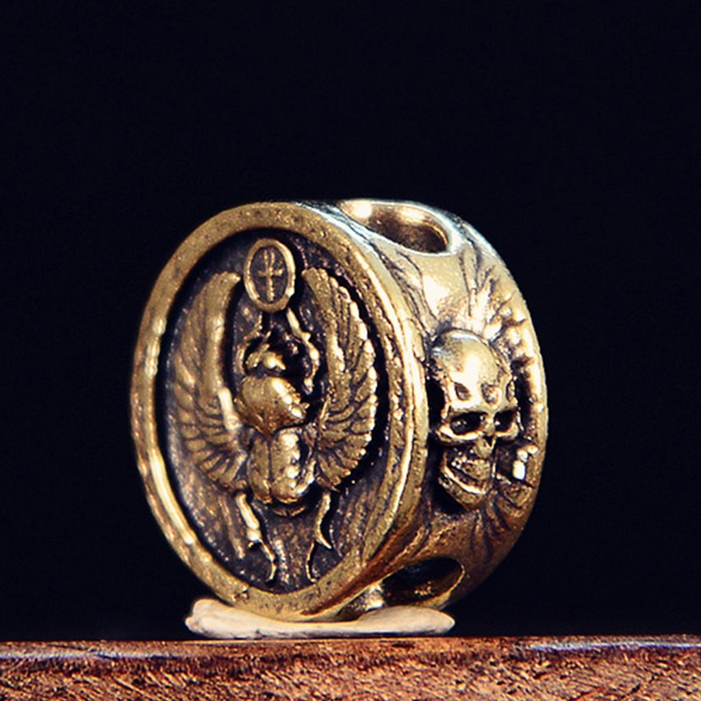 Unique Beetle Metal Beads Pendant for Paracord and DIY Enthusiasts Jewelry Making Paracord Bead