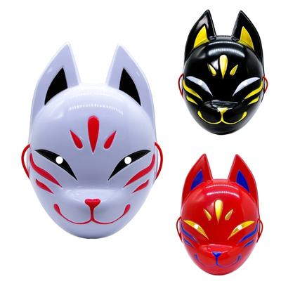 Fuchs Maske Tier Cosplay Maske Vollgesichtsmaske Halloween Party Maske Plastik Maskerade Maske Verkleidungsmaske für Karneval