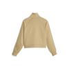 Puma T7 Track Jacket Letter Print Stand Collar Casual Sports Jacket Women Jacket Khaki 621464-84